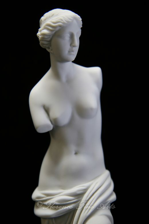 nude naked venus de milo white italian statue sculpture figure