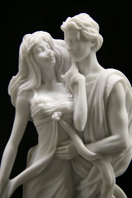 Romanitic Roman Couple Italian Statue Sculpture Figurine Vittoria Made In Italy Ebay