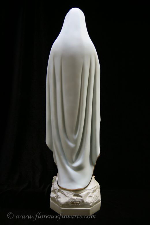 Large Virgin Mary Statue Sculpture Lourdes Made Italy  