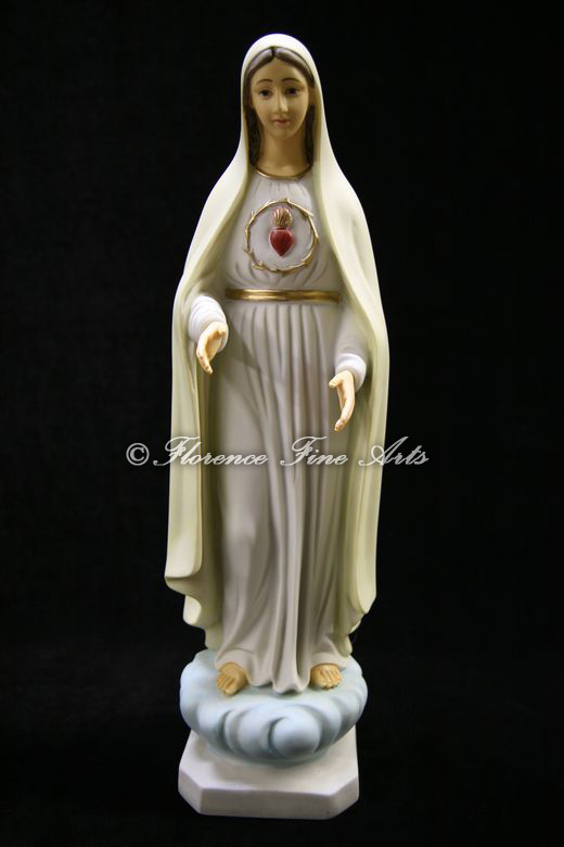 Nuestra señora de la escultura de la estatua de Fátima Maria hecha 